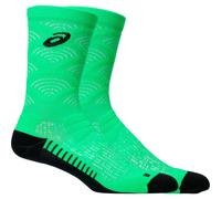 ASICS Performance Run Sock Crew - Unisex - Verde / Negro - talla 39-42- modelo 2026