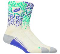 ASICS Performance Run Sock Crew - Unisex - Verde / Violeta / Blanco - talla 35-38- modelo 2026