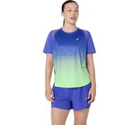 ASICS Road Fade Ss Top - Mujer - Verde / Azul - talla XS- modelo 2026