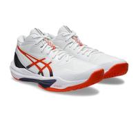 ASICS Sky Elite FF 3 MT, Sneaker Hombre, Blanco/Naranja Nova, 48 EU