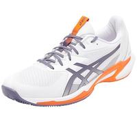 ASICS Solution Speed FF 3 Clay, Sneaker Hombre, Blanco/Morado GRISÁCEO, 44.5 EU