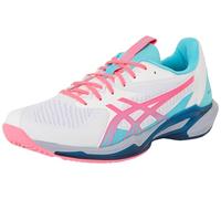 ASICS Solution Speed FF 3 Padel, Sneaker Hombre, Blanco/Rosa Fuerte, 44.5 EU