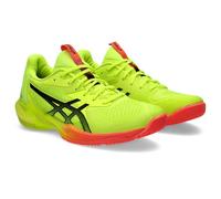 ASICS Solution Speed FF 3 Paris, Sneaker Mujer, Amarillo/Negro de Seguridad, 39.5 EU