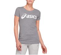 Asics Sport Logo Tee Mid Grey Heather/ Brilliant White Talla: XS | Outlet | Mujer | Gris