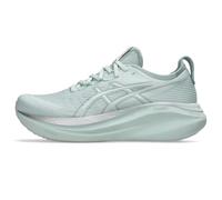Asics Tenis de Correr Gel-Nimbus 27 para Hombre, Agua/Blanco Puro, 46 EU