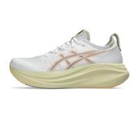 Asics Tenis de Correr Gel-Nimbus 27 para Hombre, Blanco/Fawn, 45 EU