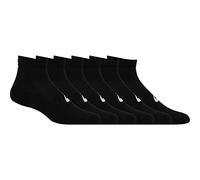 ASICS Unisex 6Ppk Quarter Sock Laufbekleidung Calcetines De Deporte Performance Black - Negro 43-46
