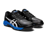 ASICS Zapatillas de hockey Peake 2 GS para niños, negro y blanco, 35 EU