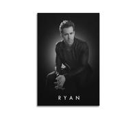 ASIDANDV Póster de actor de Ryan Reynolds con pintura decorativa en lienzo para pared e impresión artística moderna para dormitorio familiar, 40 x 60 cm