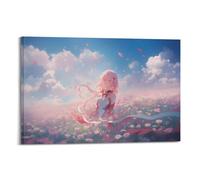 ASIDANDV Póster decorativo de personajes de ambiente animado, póster de pared e impresión artística moderna para decoración de dormitorio familiar, 12 x 18 pulgadas (30 x 45 cm)