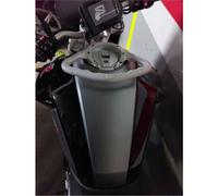Asidero Aprilia RSV4 Silver color sin tornillos visibles