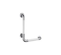 asidero de ducha, Barra de Agarre de Seguridad for Ducha de Acero Inoxidable 304 Mango de Bañera en Ángulo de 90 Grados con Funda de Tubo de Plástico Antideslizante Barra de Agarre for Inodoro Pasaman