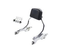 Asidero respaldo Compatible para Harley Softail Fat Boy Breakout 18-24, respaldo pasajero desmontable cromado negro, portaequipajes Pasajero Trasero(Breakout 13-24 Chrome)