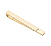 Asienice Alfileres de corbata con forma de cruz para hombre, estrechos, clásicos, de cobre, de alta calidad, cruces, silber, Metales no preciosos, No es una piedra preciosa