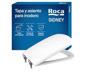 ASIENTO AMORTIG SIDNEY Blanco | Caída Amortiguada (SoftClose), Bisagras de Acero Inoxidable, Ajuste Perfecto, Resistente a Agentes Químicos y Rayos UV