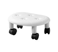Asiento Bajo Enrollado: 33.5x15 Cm Cómodo Taburete Bajo Enrollamiento con Ruedas | Pastelas Cortas Poleas De La Polea De 360 Grados Giratorios | Asiento De Rollero Bajo | Heces Bajas Girator