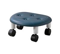 Asiento Bajo Enrollado: 33.5x15 Cm Cómodo Taburete Bajo Enrollamiento con Ruedas | Pastelas Cortas Poleas De La Polea De 360 Grados Giratorios | Asiento De Rollero Bajo | Heces Bajas Girator