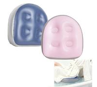 Asiento Bañera Adulto, 2 Piezas Asiento SPA Hinchable Asientos Bañera con Ventosa de Gran Succión, Ajustable Cojín SPA Antideslizante para Adultos en Spas, Piscinas Y Bañeras