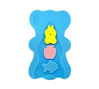 Asiento BañEra Bebe Soporte BañEra Bebe Esponja de apoyo para el baño del bebé Cojines de bebé para recién nacido Baño asientos Recién Nacido Baño Blue,One Size