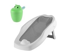 Asiento baño bebé, hamaca para bañera, ayuda lavado, jarra enjuague