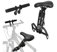 Asiento Bicicleta Niño Delantera, Asiento Infantil para Bicicleta con Manillar y Pedal, Silla Bicicleta Niño Compatible con Adultos MTB, Asiento de Bicicleta Desmontable para Niños de 2 a 5 Años