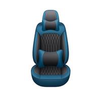 Asiento Coche Cubierta Funda Asiento Personalizada Para Hyundai Para Tucson Para Santa Para Fe Para I30 Para I40 Para Veloster Para Genesis(Luxury Black bule 5 seats)