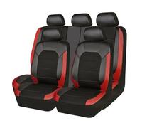 Asiento Coche Cubierta Funda Protectora Personalizada Para Asiento Para Dodge Para Journey Para Caliber Para RAM 1500 Para Nitro Para Challenger Protector Silla Coche(Black Red)