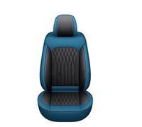 Asiento Coche Cubierta Para Serie 5 Todos Los Modelos Para F10 F11 G30 G31 E39 E60 E61 F07 F18 G38 Funda Asiento Personalizada Protector Silla Coche(Black Blue 5 Seat)