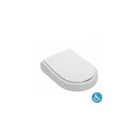 Asiento con tapa de duroplast blanco para inodoro durable y moderno NEW WCCARE de Unisan - Tapa duroplast