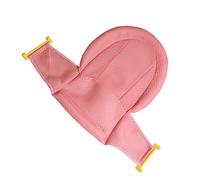 Asiento de apoyo Autbye, para bañera de bebé, malla de ducha para bañera de recién nacido, antideslizante ajustable y cómodo para bebés de 0 a 3 años rosa rosa