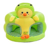 Asiento de apoyo para bebé, sofá de felpa suave con forma de animal para aprender a sentarse, mantiene la postura sentada, cómodo sofá para bebés de 3 a 12 meses (04, talla única)
