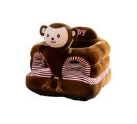 Asiento de apoyo para niños pequeños, bonito asiento de sofá para niños, soporte de asiento de sofá para niños pequeños que aprenden sentados, asiento anticaídas, cojín de asiento en forma de animal,