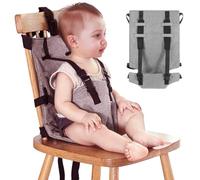 Asiento de arnés de viaje Silla alta portátil para bebé de viaje Asiento de bebé con arnés de seguridad Bolsa para padres Imprescindible para bebés Viaje esencial
