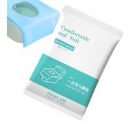 Asiento de asiento portátil, 10 unidades de higiene, hoja de protección de baño de viaje, hoja de protección de aire, camping Airplane Public Restroom Safety Cover for Office Hotel School Use