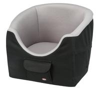 Trixie 13176 Asiento para Coches, Perro, Gris/Negro - 45 x 39 x 42 cm