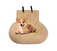 Asiento de automóvil para perros, asiento pequeño para perros,Soft Dog Safety Cushion - Suministros para mascotas desmontables, no deslizables, lavables, desmontables para viajes por carretera de viaj
