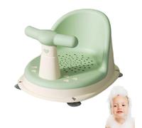 Asiento de bañera para bebé | Asiento de baño para bebé recién nacido Soporte de bañera lindo infantil con soporte de respaldo y ventosas,Asientos de para bebés Asientos de baño envolventes par