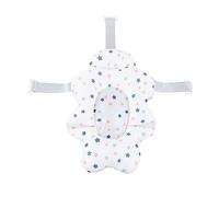 Asiento de Baño para bebé, Alfombrilla de Baño para bebé Suave Agradable a la Piel Plegable Universal Conveniente para Baby Showers (Blanco)