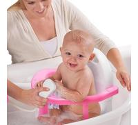 Asiento de baño para bebé, plegable, antideslizante, asiento de baño para bebé, resistente al calor, con ventosas, diseño ergonómico para baby shower, para niño y niña