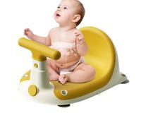 Asiento de baño para bebés, asiento de bañera para bebés, Taburete antideslizante para la ducha para niños, Asientos seguros para el baño para niños pequeños para bebés que se sientan con un apoyo cóm