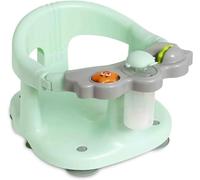 Asiento De Baño para bebés - Unisex - Ergonómico Y Seguro - Con Barra Para Una Facil Colocación Del Bebé - Con Ventosas Para Fijación Sillón de Baño y Ducha para Bebés Delfín lanza agua (Verde)