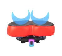 Asiento de bicicleta amplio y flexible | Asiento suave ultra cómodo | Reemplazo de sillín de bicicleta | Cómodo respaldo acolchado Saddlee para Exercise, Stationary, Spin, Cruiser o Mountain