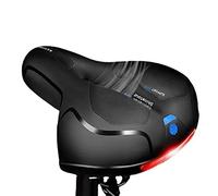 Asiento De Bicicleta,Asiento De Bicicleta Cómodo Y Transpirable Cojín De Sillín De Bicicleta Resistente Al Agua Con Doble Absorción De Golpes Para Mtb Mountain Road Bike