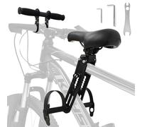 Asiento de Bicicleta, Asiento para Bicicleta de Montaña Asiento Bicicleta Delantera Asiento para Todo Terreno Delantero Desmontable para 2 a 5 Años con Armazón Apoyabrazos
