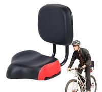 Asiento De Bicicleta - Cojín De Sillín Ancho, Ergonómico Y Grande, Cómodo Asiento De Bicicleta con Respaldo | Cómodas Piezas De Repuesto para Sillín | Accesorios De Ciclismo para Montaña, Carretera