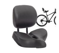 Asiento de bicicleta con respaldo - Asiento de bicicleta de espuma para respaldo | Sillín impermeable con respaldo ajustable | resistente al agua asiento acolchado | Riding Shock Absorbing Backrests