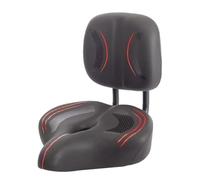 Asiento de bicicleta con respaldo, asiento de pasajero, asiento extra ancho, asiento de espuma viscoelástica que absorbe los golpes, asiento de bicicleta con soporte trasero, asiento extra ancho para