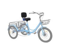 Asiento de bicicleta con respaldo, sillín de bicicleta cómodo de gran tamaño, asiento curvado de diseño ergonómico, cojín acolchado de espuma viscoelástica suave, cojín universal de poliuretano para