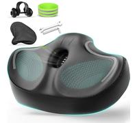 Asiento de Bicicleta de Gran tamaño, estacionario, cómodo Asiento de Bicicleta Extra Grande para Mujeres y Hombres, Asiento de Bicicleta Ancho Impermeable para Adultos para Peloton