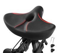 Asiento de Bicicleta de Gran tamaño para Bicicleta Peloton y Bike+, cómodo Asiento de Bicicleta de Repuesto para Hombres y Mujeres, sillín de Bicicleta Extra Ancho Compatible con Peloton, Echelon,